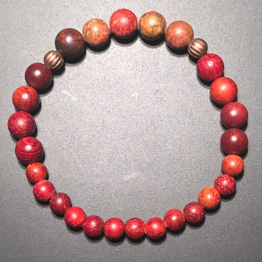 Picasso Jasper x Rosewood Bracelet