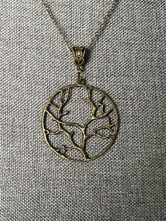 Tree of Life x Bronze Pendant Necklace